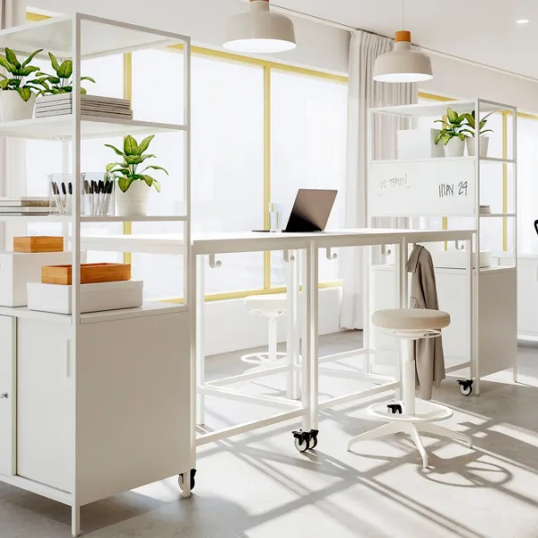 Masă de birou Ikea Trotten PAL/ White photo 2