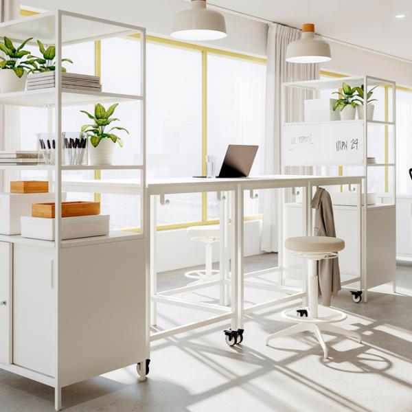 Masă de birou Ikea Trotten PAL/ White photo 2