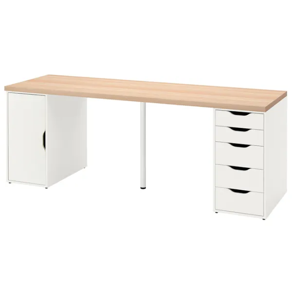Masă de birou Ikea Lagkapten/Alex PAL/ White photo 1