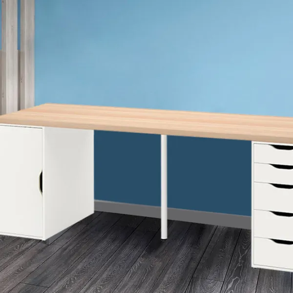 Masă de birou Ikea Lagkapten/Alex PAL/ White photo 3