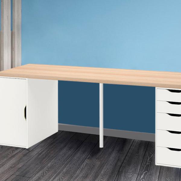 Masă de birou Ikea Lagkapten/Alex PAL/ White photo 3