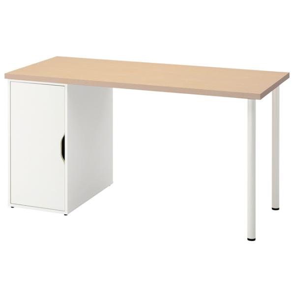 Офисный стол Ikea Malskytt/Alex ДСП/ Белый photo 1 Офисный стол Ikea Malskytt/Alex ДСП/ Белый photo 1