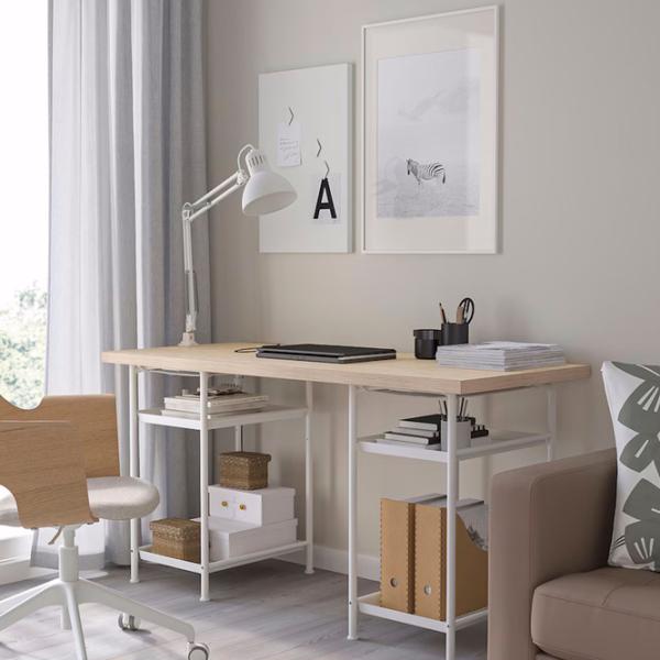 Офисный стол Ikea Lagkapten/Spand ДСП/ Коричневый photo 4 Офисный стол Ikea Lagkapten/Spand ДСП/ Коричневый photo 4