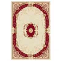 Ковер Covoare Ungheni Premium Beige Red / Шерсть