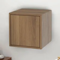 подвеснои шкаф для ваннои комнаты Ikea 5744887 МДФ / Орех photo 3