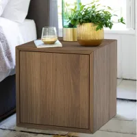 подвеснои шкаф для ваннои комнаты Ikea 5744887 МДФ / Орех photo 4