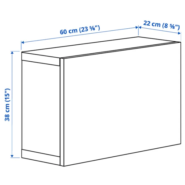 подвеснои шкаф для ваннои комнаты Ikea 5422352  ЛДСП / Белый photo 2