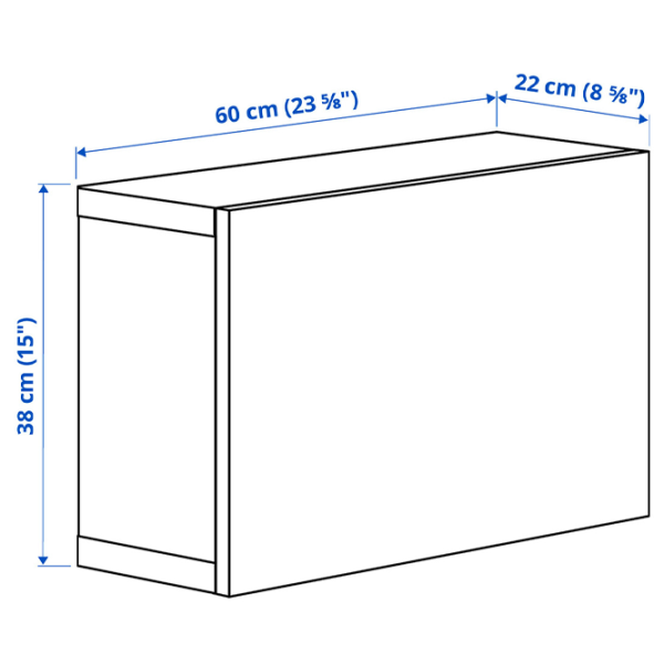 подвеснои шкаф для ваннои комнаты Ikea 5422352  ЛДСП / Белый photo 2