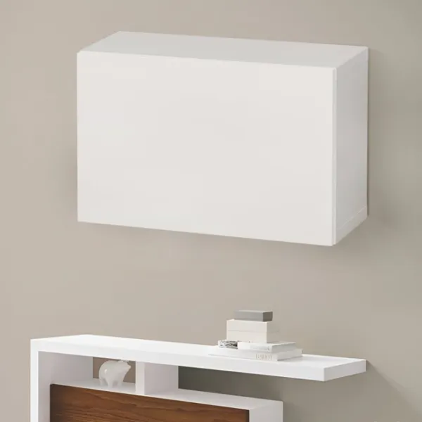 подвеснои шкаф для ваннои комнаты Ikea 5405984  МДФ / Белый photo 3