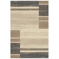 Covor Covoare Ungheni Matrix Beige Black / Polipropilenă