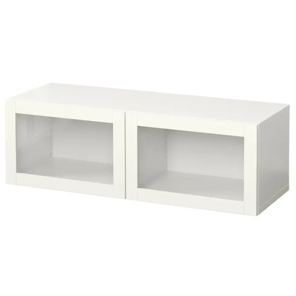 подвеснои шкаф для ваннои комнаты Ikea 5395976  МДФ / Белый photo 1