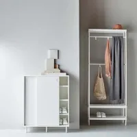 Обувной шкаф Ikea Mackapar 102 x 80 x 35см /White /Белый photo 2