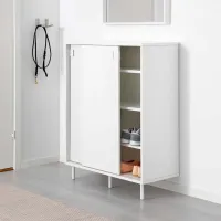 Обувной шкаф Ikea Mackapar 102 x 80 x 35см /White /Белый photo 3