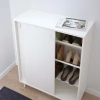 Обувной шкаф Ikea Mackapar 102 x 80 x 35см /White /Белый photo 5