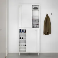 Обувной шкаф Ikea Mackapar 102 x 80 x 35см /White /Белый photo 6