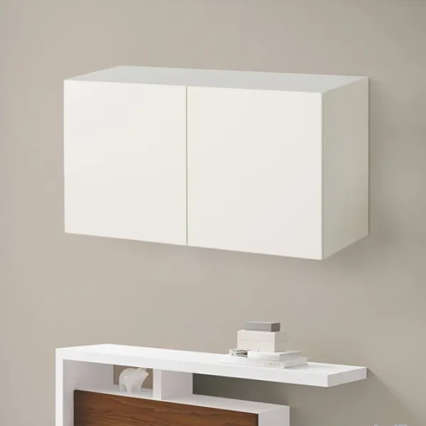 подвеснои шкаф для ваннои комнаты Ikea 5381920  МДФ / Белый photo 3