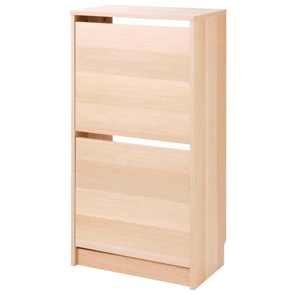Обувной шкаф Ikea Bissa 93 x 49 x 28см /Wood /Wood photo 1