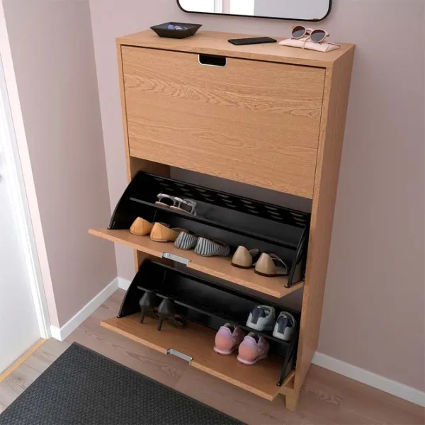 Обувной шкаф Ikea Stall 148 x 79 x 29см /Oak /Дуб photo 3 Обувной шкаф Ikea Stall 148 x 79 x 29см /Oak /Дуб photo 3