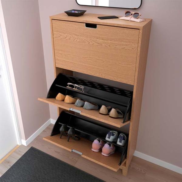 Обувной шкаф Ikea Stall 148 x 79 x 29см /Oak /Дуб photo 3 Обувной шкаф Ikea Stall 148 x 79 x 29см /Oak /Дуб photo 3