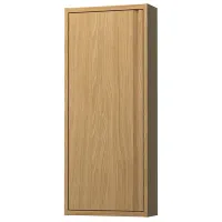 Dulap suspendat pentru baie Ikea 5703351  MDF / Stejar deschis