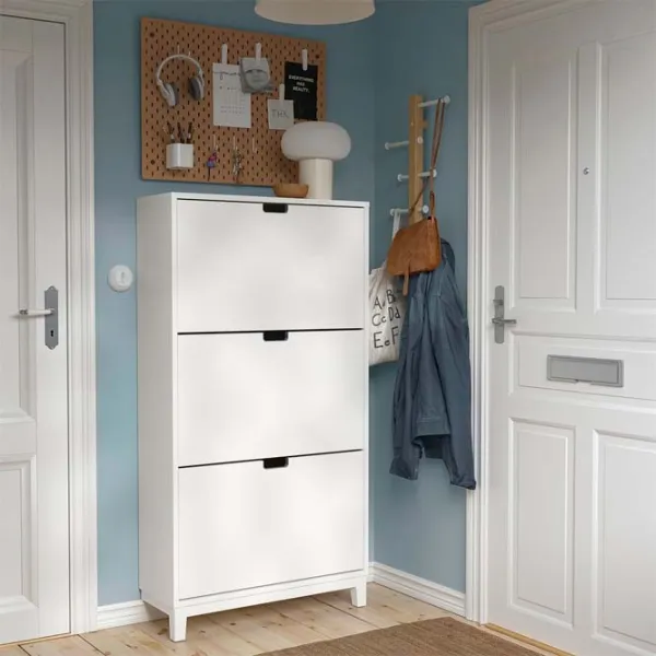 Dulap pentru încălțăminte Ikea Stall 148 x 79 x 29 /White /White photo 3 Dulap pentru încălțăminte Ikea Stall 148 x 79 x 29 /White /White photo 3