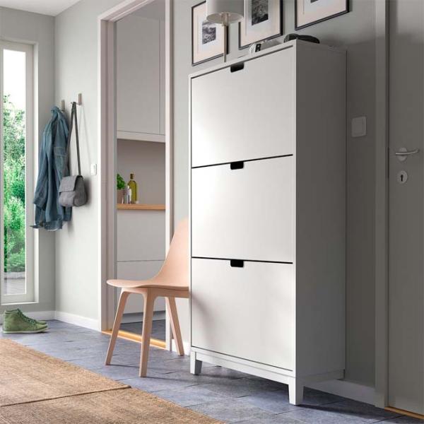 Dulap pentru încălțăminte Ikea Stall 148 x 79 x 29 /White /White photo 4 Dulap pentru încălțăminte Ikea Stall 148 x 79 x 29 /White /White photo 4