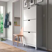 Обувной шкаф Ikea Stall 148 x 79 x 29см /White /Белый photo 4