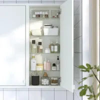 Dulap suspendat pentru baie Ikea 5703241 MDF / White photo 3