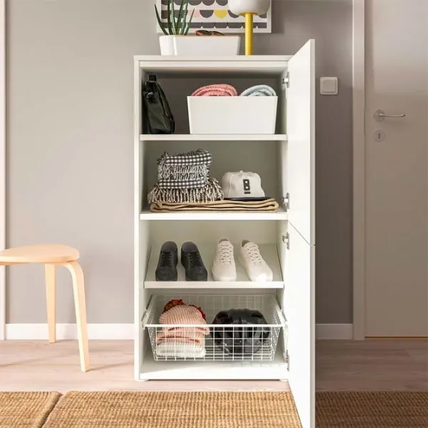 Tumbă pentru încălțăminte Ikea Platsa/Fonnes 123 x 60 x 57 /White /White photo 2 Tumbă pentru încălțăminte Ikea Platsa/Fonnes 123 x 60 x 57 /White /White photo 2