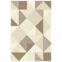 Covor Covoare Ungheni Matrix Beige Brown / Polipropilenă