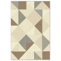 Covor Covoare Ungheni Matrix Beige Brown / Polipropilenă