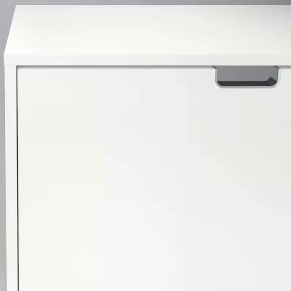Обувной шкаф Ikea Stall 90 x 96 x 17см /White /Белый photo 5