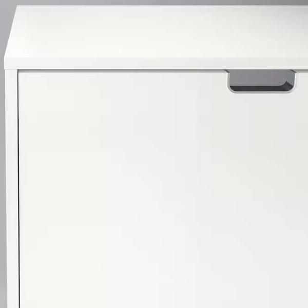 Обувной шкаф Ikea Stall 90 x 96 x 17см /White /Белый photo 5