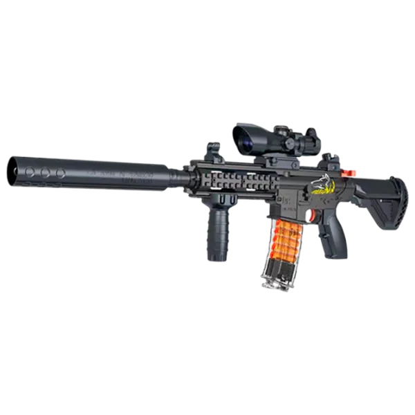 Игрушечный автомат Richi Tichi 06934 8600023506934 6+ / Стрел / Черный photo 1 Игрушечный автомат Richi Tichi 06934 8600023506934 6+ / Стрел / Черный photo 1