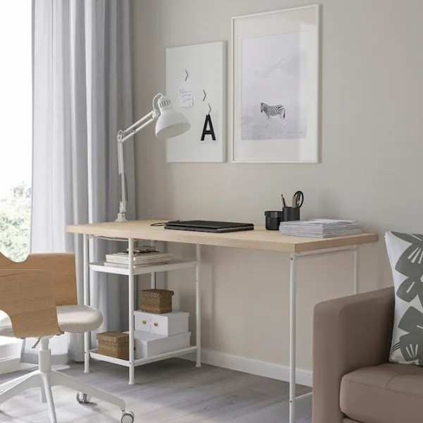 Офисный стол Ikea Lagkapten/Spand ДСП/ Дуб Сонома photo 3 Офисный стол Ikea Lagkapten/Spand ДСП/ Дуб Сонома photo 3