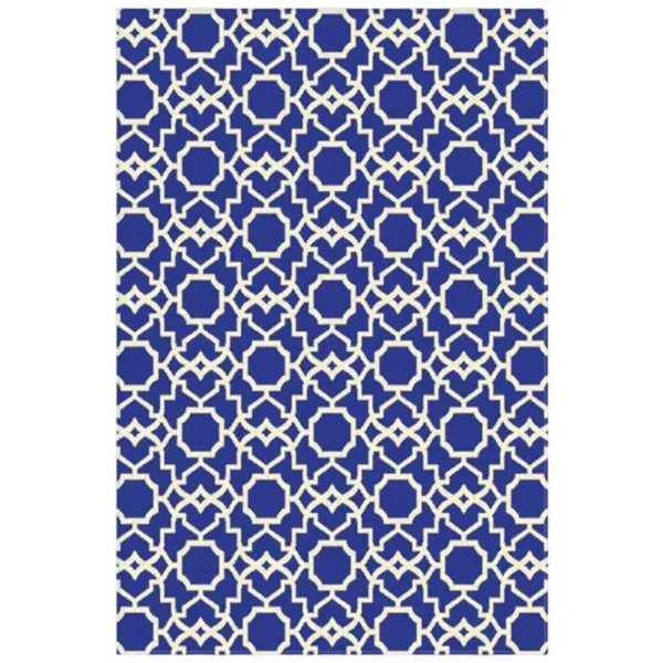 Covor Covoare Ungheni Matrix Blue White / Polipropilenă photo 1