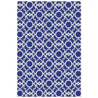 Covor Covoare Ungheni Matrix Blue White / Polipropilenă