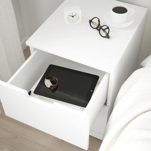 Noptiere Ikea Nordli 54 x 40 x 47 / PAL / White photo 3
