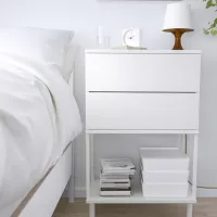 Noptiere Ikea Platsa 91 x 60 x 42 / PAL / White photo 2