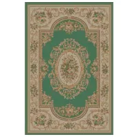 Ковер Covoare Ungheni Premiera Зеленый Коричневый / Шерсть