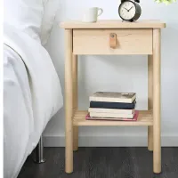Тумбочки Ikea Bjorksnas 69 x 48 x 38см / Массив / Lemn natural photo 2