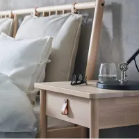 Тумбочки Ikea Bjorksnas 69 x 48 x 38см / Массив / Lemn natural photo 3