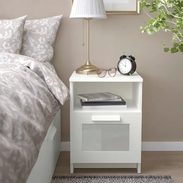 Тумбочки Ikea Brimnes 53 x 39 x 41см / ЛДСП / White photo 2