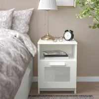 Тумбочки Ikea Brimnes 53 x 39 x 41см / ЛДСП / White photo 2