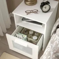 Тумбочки Ikea Brimnes 53 x 39 x 41см / ЛДСП / White photo 4
