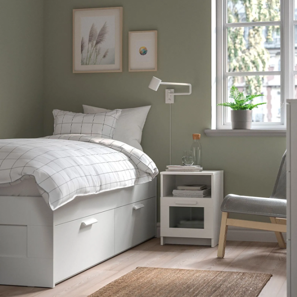 Тумбочки Ikea Brimnes 53 x 39 x 41см / ЛДСП / White photo 6