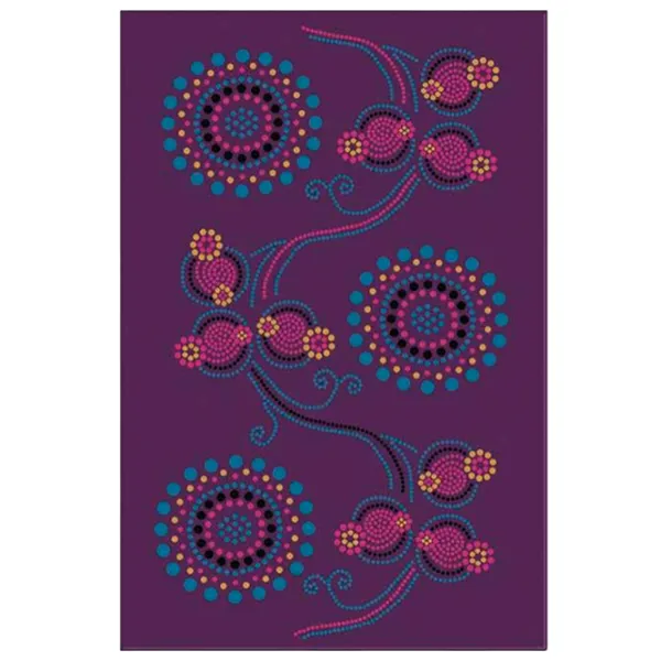 Ковер Covoare Ungheni Premiera Фиолетовый Синий / Шерсть photo 1