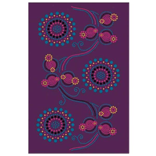 Ковер Covoare Ungheni Premiera Фиолетовый Синий / Шерсть photo 1