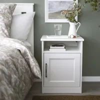 Тумбочки Ikea Songesand 55 x 42 x 40см / ЛДСП / White photo 3