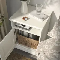 Тумбочки Ikea Songesand 55 x 42 x 40см / ЛДСП / White photo 5